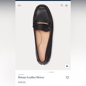 Ralph Lauren Briony Leather Driving Loafer